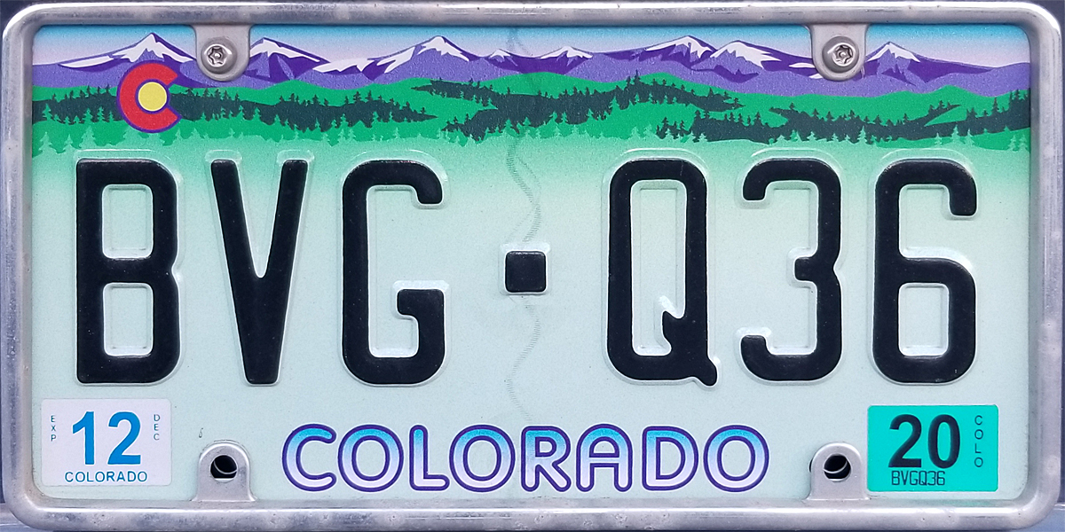 Colorado License Plate Wrap Kit – PlateWraps