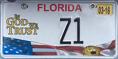 2016 Florida License Plate Tag Specialty Tampa Bay Estuary Fish