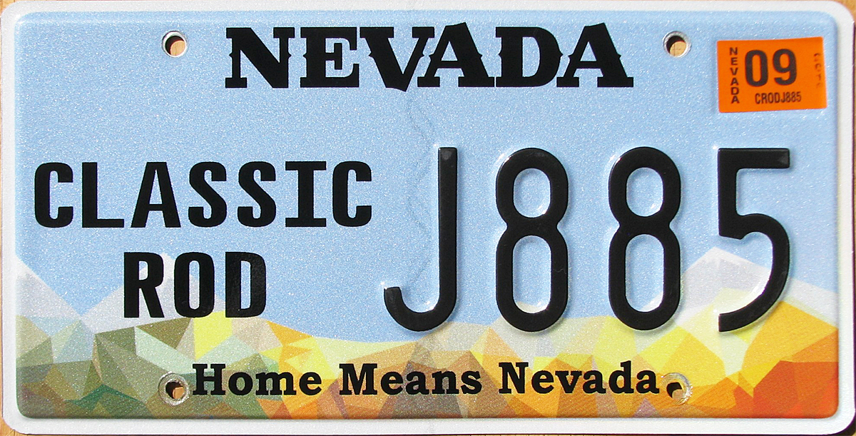 Las Vegas Nevada Centennial License Plate